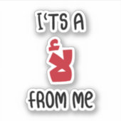 Sein Nein von mir in arabischen, sonnigen arabisch Aufkleber (Vorderseite)