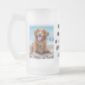 Sein nicht trinken allein Hund mehr als 2 Haustier Mattglas Bierglas (Links)