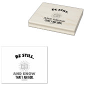 SEIN NOCH UND WEISS, DASS ICH GOTT BIN. GUMMISTEMPEL (Stempel)