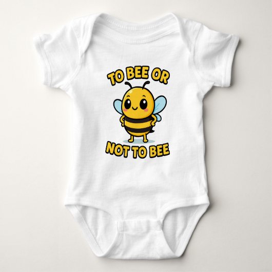 Sein oder nicht sein baby strampler (Vorderseite)