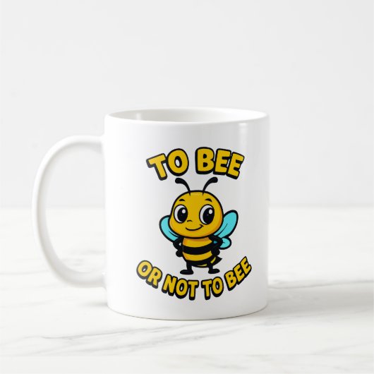 Sein oder nicht sein kaffeetasse (Links)