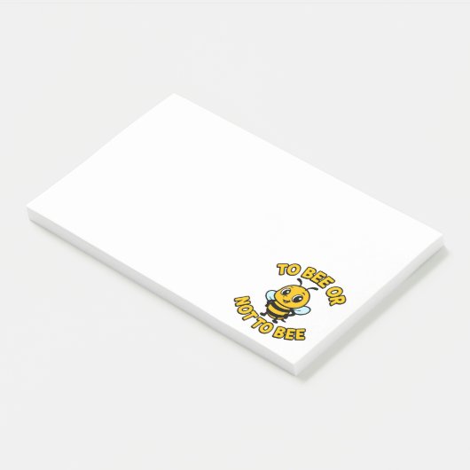 Sein oder nicht sein post-it klebezettel (angewinkelt)