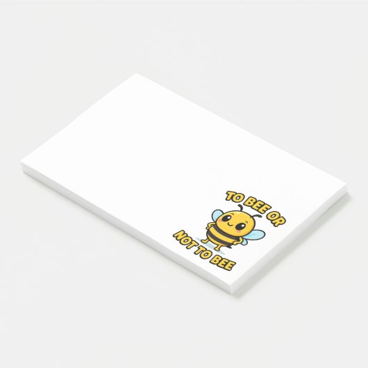 Sein oder nicht sein post-it klebezettel (angewinkelt)