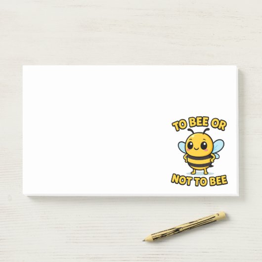 Sein oder nicht sein post-it klebezettel (Auf Schreibtisch)
