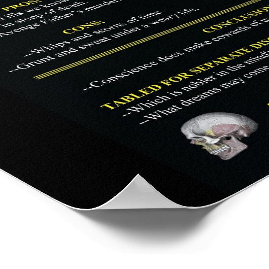 Sein oder Nicht sein? Poster (Ecke)