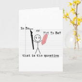 Sein oder Nichtsein Karte (Gelbe Blume)