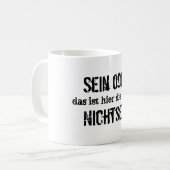 Sein oder Nichtsein Tasse (Vorderseite Links)