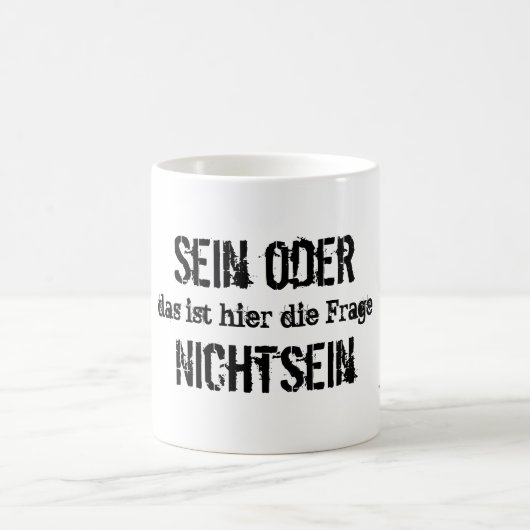 Sein oder Nichtsein Tasse (Mittel)