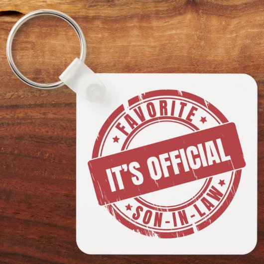 Sein Offizielles Leben im Lieblingssöhne des Recht Schlüsselanhänger (Vorderseite)