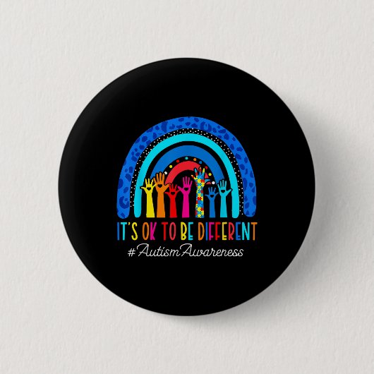 Sein Ok zu sein, ein anderes Autismus Bewusstsein Button (Vorderseite)