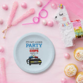 Sein Party ist nicht gut, bis die Polizisten aufta Pappteller (Party)