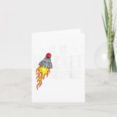 Sein Racket Science Graphic Badminton Player Shutt Karte (Vorderseite)