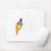 Sein Racket Science Graphic Badminton Player Shutt Mousepad (Mit Mouse)