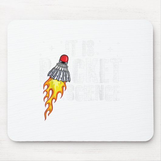 Sein Racket Science Graphic Badminton Player Shutt Mousepad (Vorne)