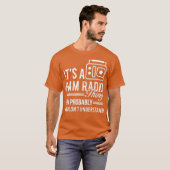 Sein Radiosender Ham Tham Operator Radio Amateur T-Shirt (Vorne ganz)
