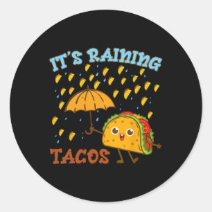 Sein regierender Tacos Cinco De Mayo Funny Mexican Runder Aufkleber