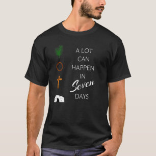 Sein Risen Palm Sonntag Heilige Woche Karfreitags T-Shirt