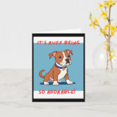 Sein Ruff Karte (Gelbe Blume)