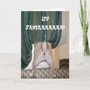 sein Santa! Feiertagskarte