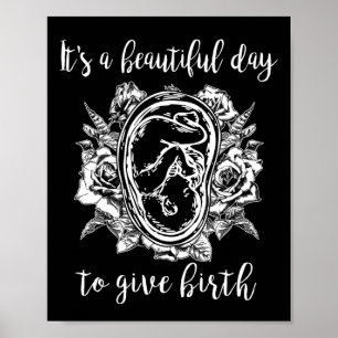 Sein schöner Tag gibt der Geburt Doula Midfrau Geb Poster