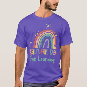 Sein schöner Tag, um Niedlich zu lernen, zurück zu T-Shirt