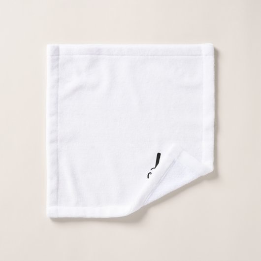 Sein Script Monogram Badetuch-Set Badhandtuch Set (Waschlappen)