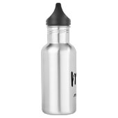 Sein sehr eigenes Personalisiert Edelstahlflasche (Links)