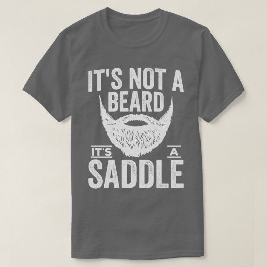 Sein Shirt ist kein Bart. (Design vorne)