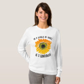 SEIN SIE EIN SONNENBLUMENTER MÄDCHEN T - Shirt (Vorne ganz)