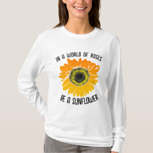 SEIN SIE EIN SONNENBLUMENTER MÄDCHEN T - Shirt