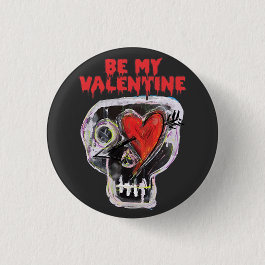 SEIN SIE MEIN VALENTINE BUTTON (Vorderseite)