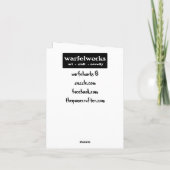 SEIN SIE MEIN VALENTINE DANKESKARTE (Rückseite)