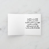 SEIN SIE MEIN VALENTINE DANKESKARTE (Innenseite)