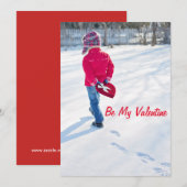 SEIN SIE MEIN VALENTINE FEIERTAGSKARTE (Vorne/Hinten)