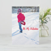 SEIN SIE MEIN VALENTINE FEIERTAGSKARTE (Stehend Vorderseite)