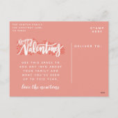 SEIN SIE MEIN VALENTINE FEIERTAGSPOSTKARTE (Rückseite)