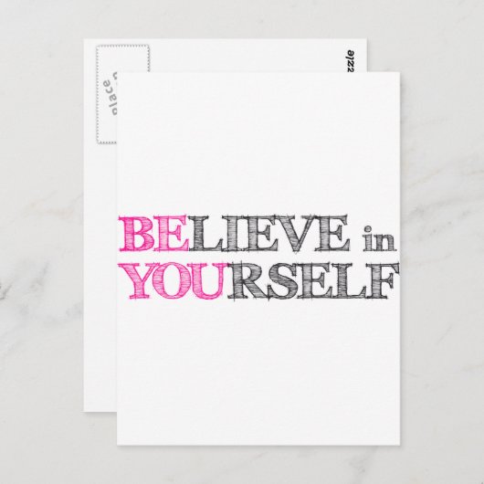 SEIN Sie selbst - SEIN Postkarte (Vorne/Hinten)