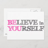 SEIN Sie selbst - SEIN Postkarte (Vorne/Hinten)