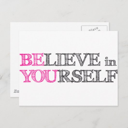 SEIN Sie selbst - SEIN Postkarte (Vorne/Hinten)