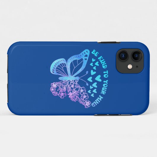 SEIN SIE SICH IHREM MINDESTSCHmetterling, IHRER ge Case-Mate iPhone Hülle (Rückseite (Horizontal))