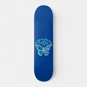 SEIN SIE SICH IHREM MINDESTSCHmetterling, IHRER ge Skateboard