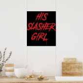 Sein Slasher Girl Paare 2 Poster (Küche)
