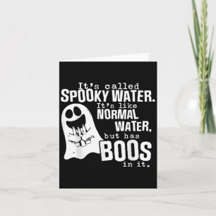 Sein so genanntes "Spooky Water" ähnelt dem normal Karte