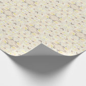 Sein so ivory geometrisches Abstraktes Muster Geschenkpapier (Ecke)