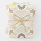 Sein so ivory geometrisches Abstraktes Muster Geschenkpapier Set (Beispiel)