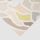 Sein so ivory geometrisches Abstraktes Muster Seidenpapier (Ausschnitt)