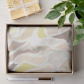 Sein so ivory geometrisches Abstraktes Muster Seidenpapier (Geschenk)