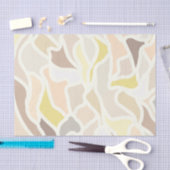 Sein so ivory geometrisches Abstraktes Muster Seidenpapier (Handwerk)