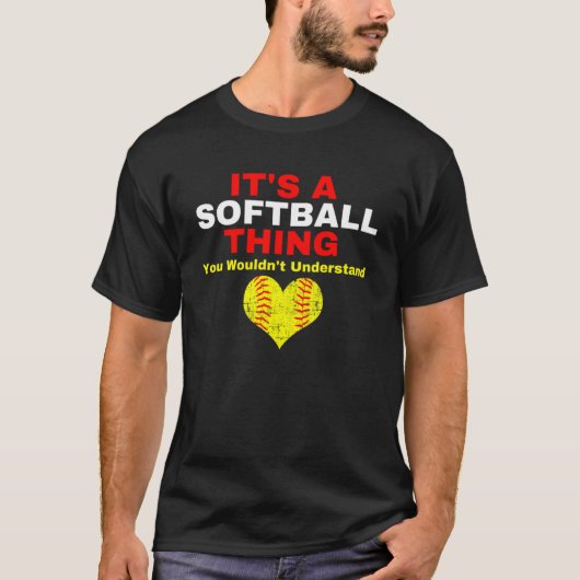 Sein Softball-Spiel mit dem Schnellspiel T-Shirt (Vorderseite)