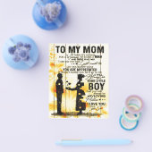 Sein To My Mom Letter, Family Gift, Flyer (Einzeln)